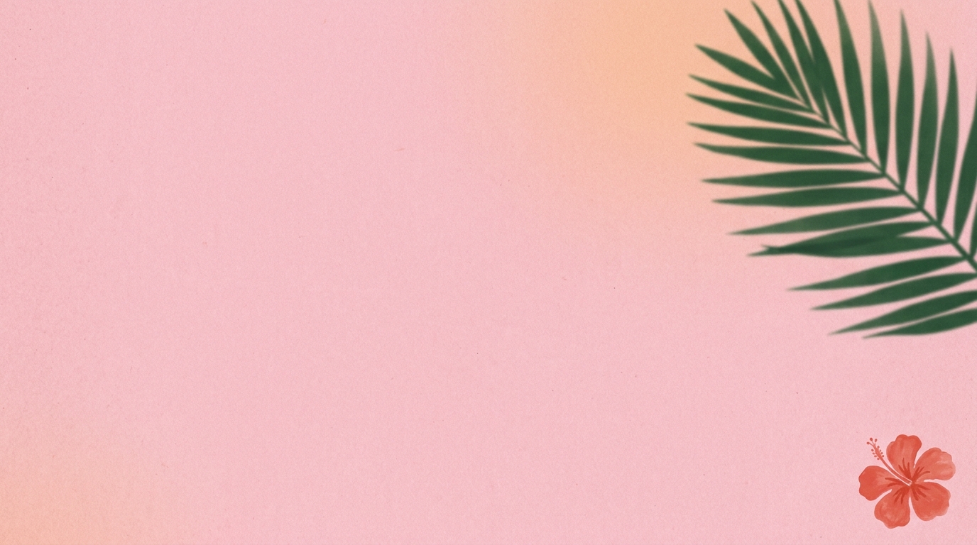 Soft pink editorial backdrop